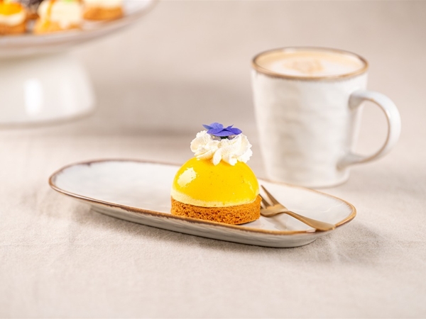 Mango bavaroise gebakje